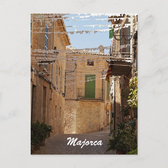 Postkarte aus Mallorca (Vorderseite)