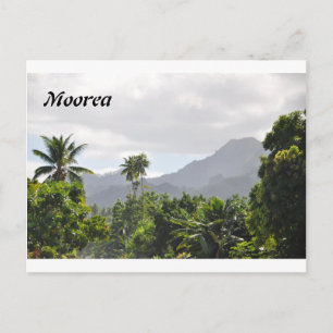 Postkarte aus Moorea, Französisch-Polynesien