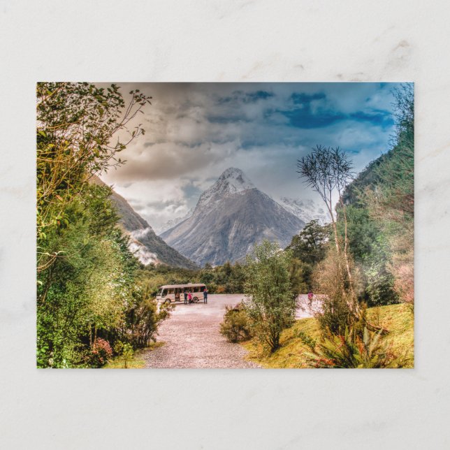 Postkarte aus Neuseeland (Vorderseite)