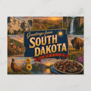 Postkarte aus South Dakota