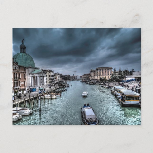 Postkarte aus Venedig, Italien (Vorderseite)