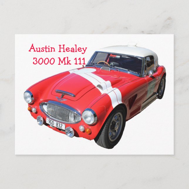 Postkarte Austin+Healey+3000+Mk+111 (Vorderseite)