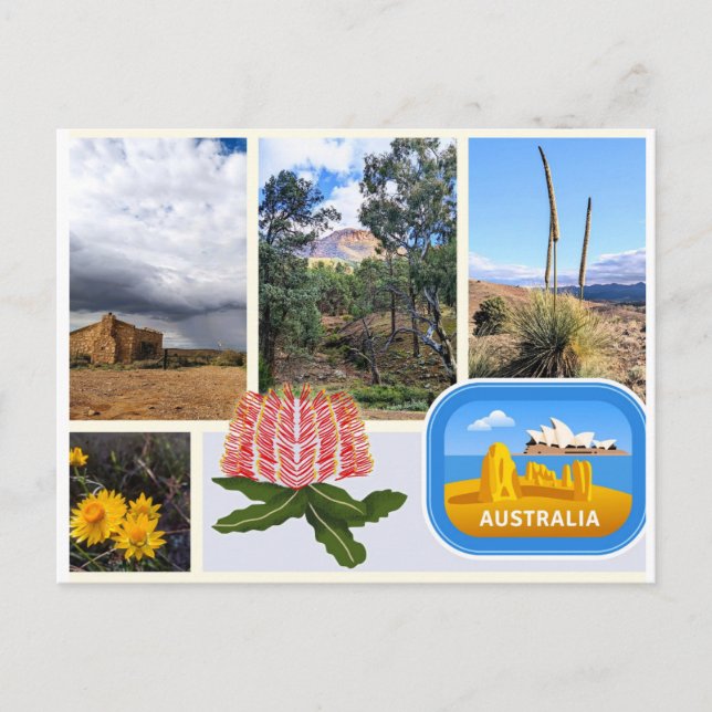 Postkarte Australien (Vorderseite)