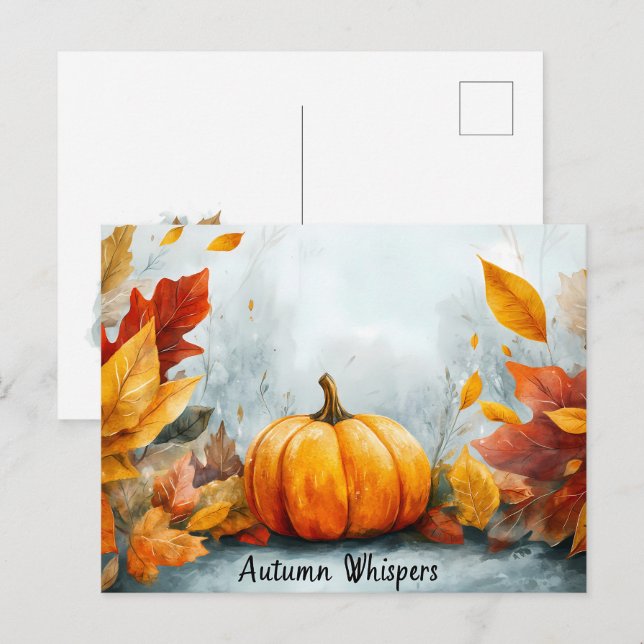 Postkarte "Autumn Whispers" (Vorne/Hinten)