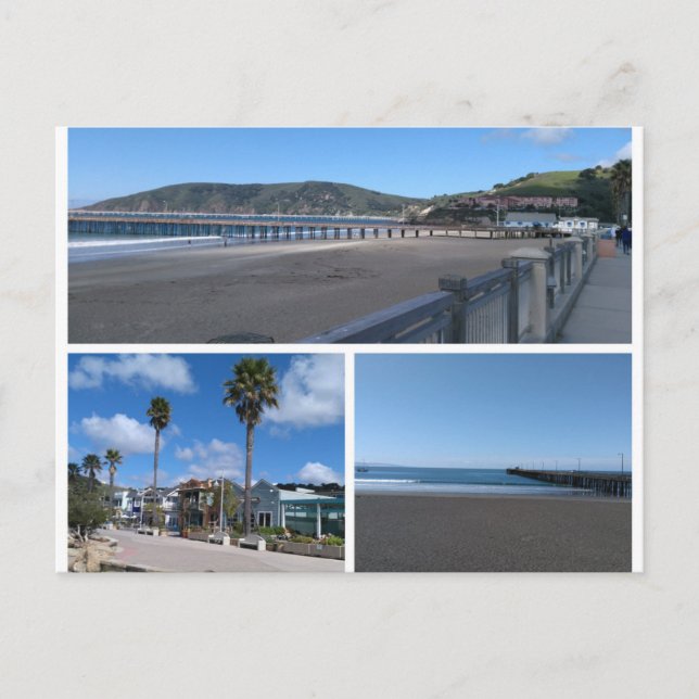 Postkarte Avila Beach Collage (Vorderseite)