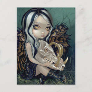 Postkarte "Babirusa Skull"