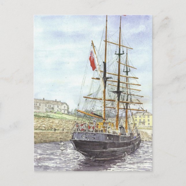 Postkarte "Backout" (Vorderseite)