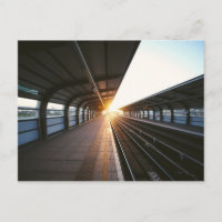 Postkarte Bahnhof