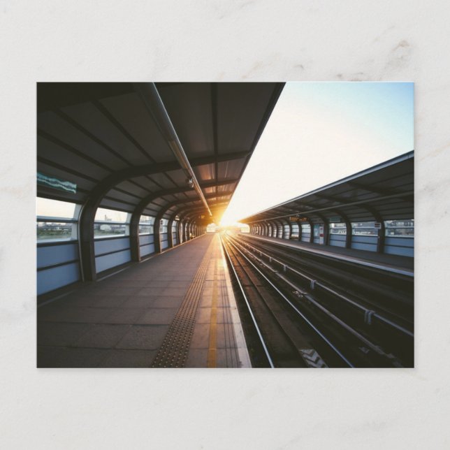 Postkarte Bahnhof (Vorderseite)