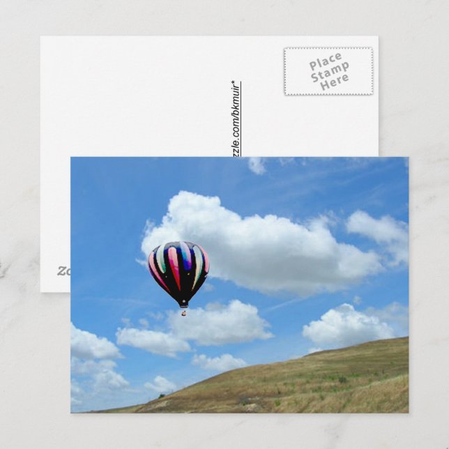 Postkarte - Ballooning (Vorne/Hinten)
