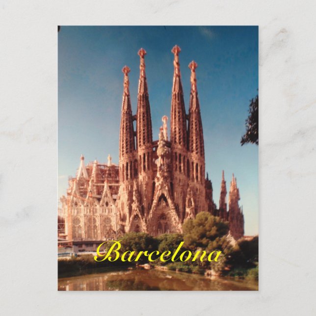 Postkarte Barcelona (Vorderseite)