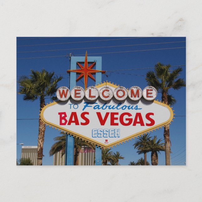 Postkarte Bas vegas (Vorderseite)