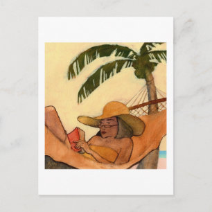 Postkarte "Beach Reading"
