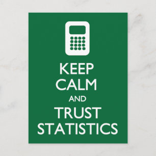 Postkarte behalt von Calm Trust-Statistiken