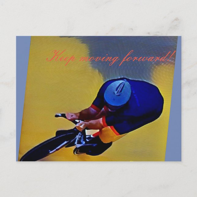 Postkarte behalten Fahren nach vorn (Vorderseite)