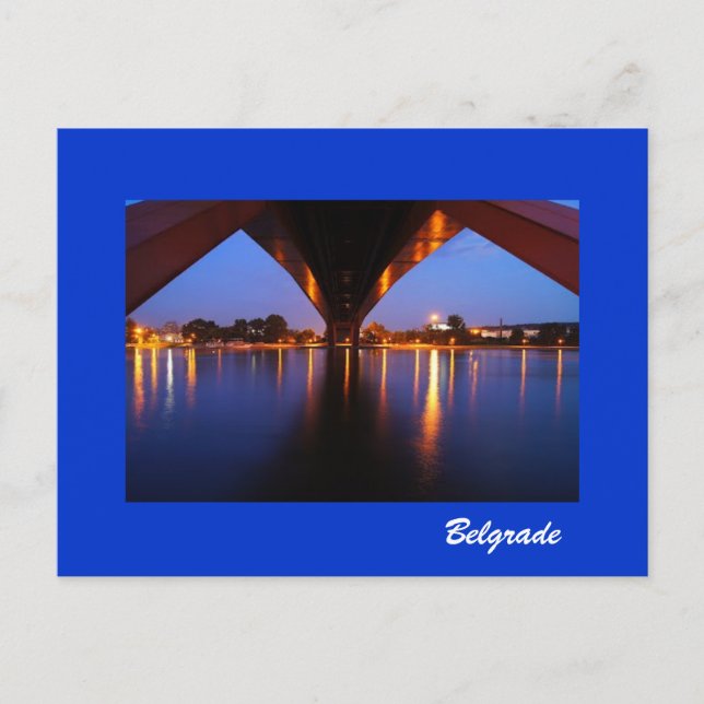 Postkarte Belgrad (Vorderseite)