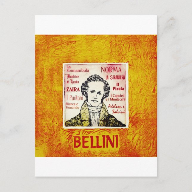 Postkarte Bellini (Vorderseite)