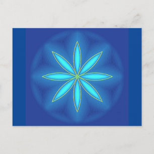 Postkarte "Blue Liebe"