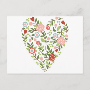 Postkarte - Blumenkohl - Valentinstag
