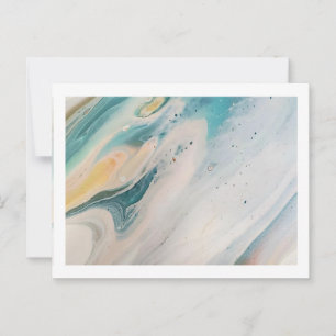 Postkarte Boho Blue 4,25" x 5,6"