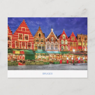 Postkarte Brügge mit Grote Markt