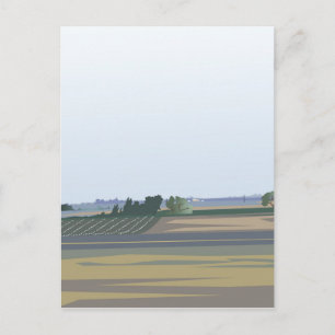 Postkarte California Farmland