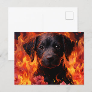 Postkarte Canine Ardente"