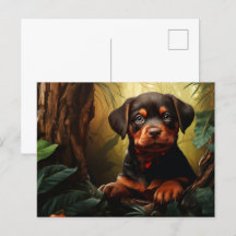 Postkarte Canine Celebration