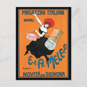 Postkarte: Cappiello - Vintag - Magazzini Italiani Postkarte