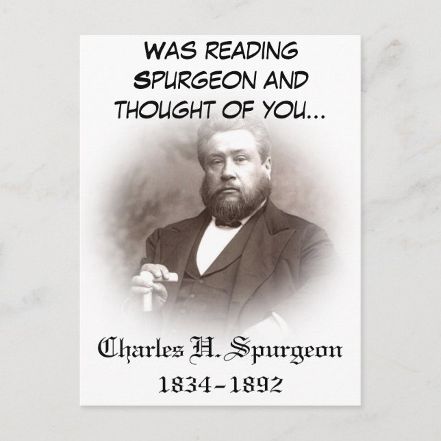 Postkarte Charless Haddon Spurgeon (Vorderseite)
