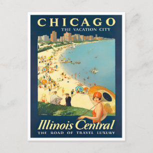 Postkarte Chicago Vintage