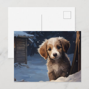 Postkarte Chien 1-9