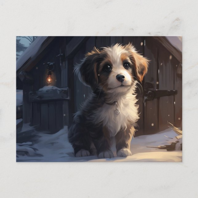 Postkarte Chien 5-4 (Vorderseite)