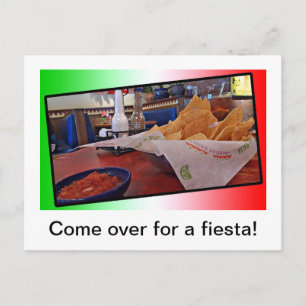 Postkarte - Chips und Salsa