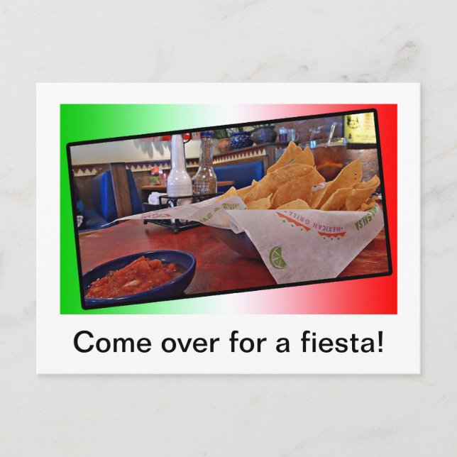 Postkarte - Chips und Salsa (Vorderseite)