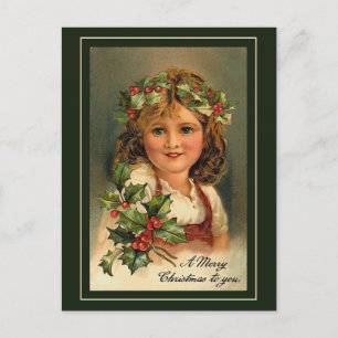 Postkarte "Christmas Girl"