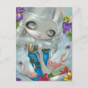 Postkarte "Circe and the Swine"