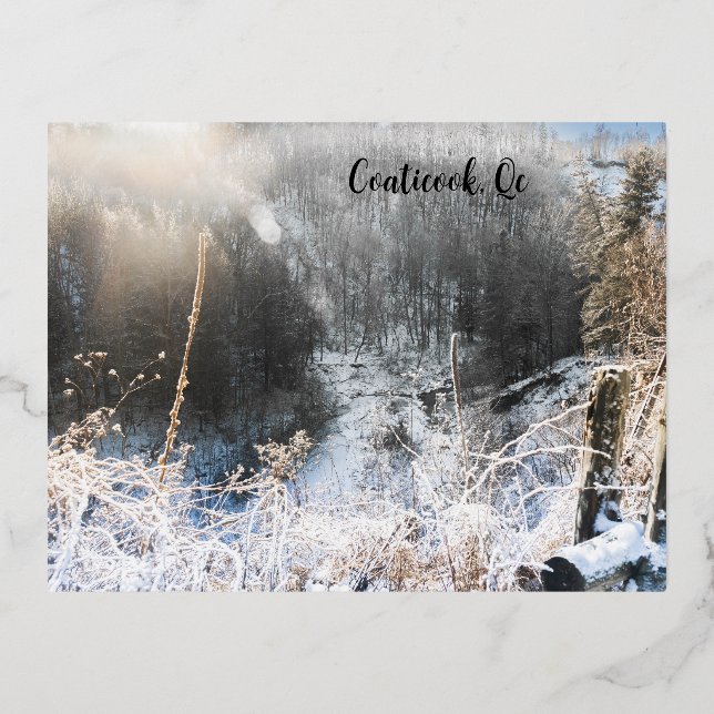 Postkarte Coaticook, Qc (Vorderseite)
