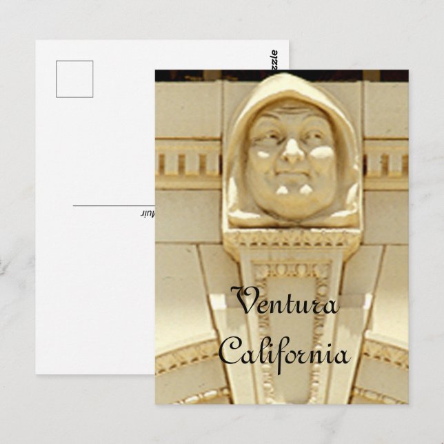 Postkarte - Courthouse Lächeln Mönch (Vorne/Hinten)