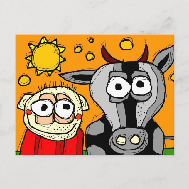 Postkarte "Cowboy" (Vorderseite)