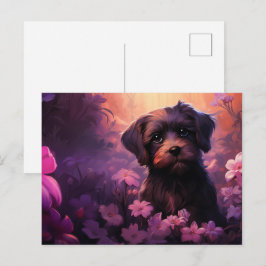 Postkarte Cute Pup