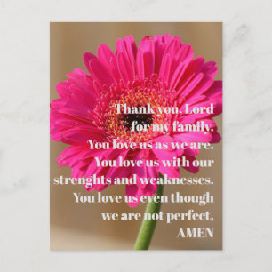 Postkarte - Danke Herr