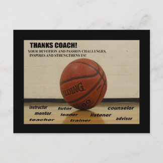Postkarte "Dankeschön-Coach"