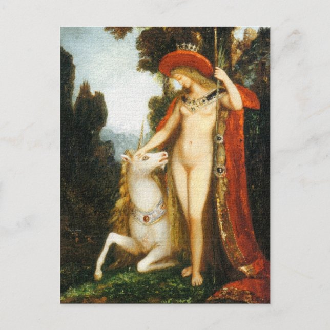 Postkarte: Das Einhorn Postkarte (Vorderseite)