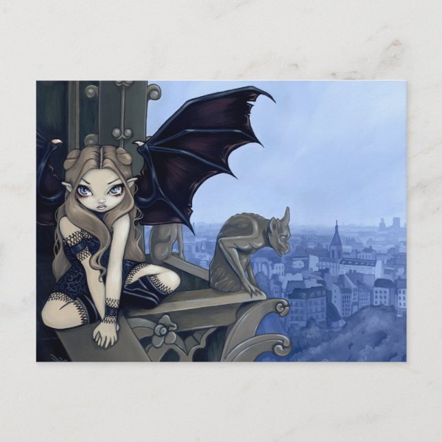 Postkarte "Das Geheimnis der Notre-Dame" (Vorderseite)