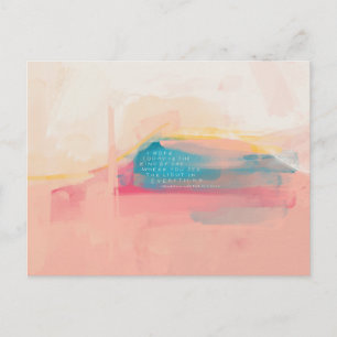 Postkarte "Das Licht in allem sehen"