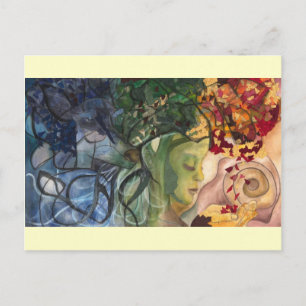 Postkarte: "Deer Woman" Postkarte