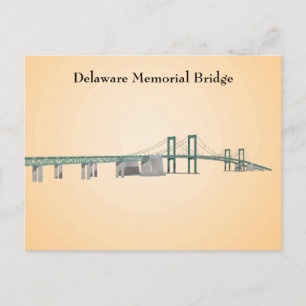 Postkarte: Delaware Memorial Bridge Postkarte