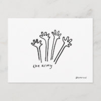 Postkarte der Armee