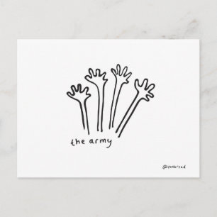 Postkarte der Armee